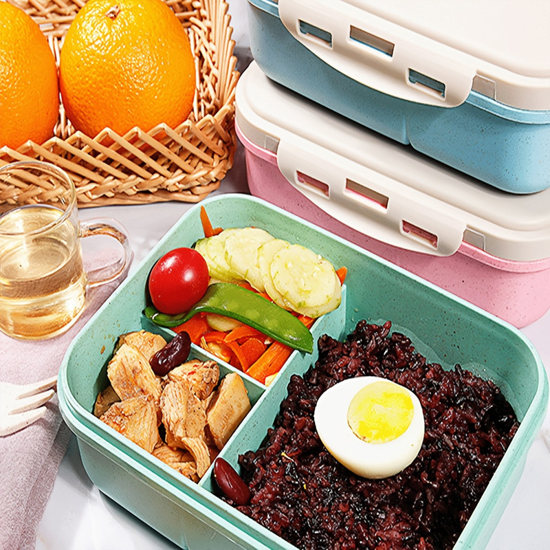 Kotak Bento Portabel Seri Spru - Food Storage With Compartments ulasan dan harga