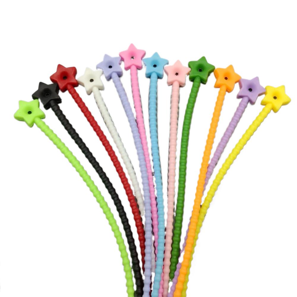 10Pcs Pengatur Kabel Silikon B - Food Storage Bags Reusable ulasan dan harga