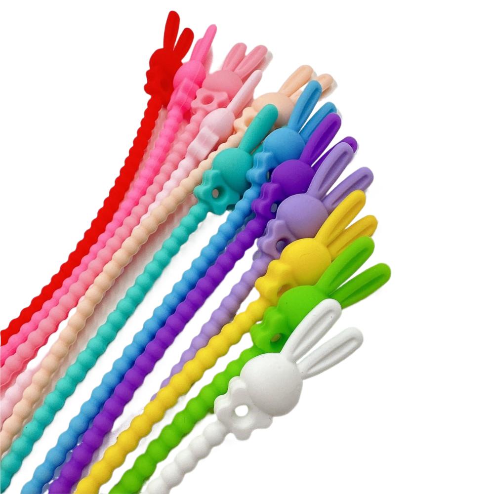 10Pcs Pengatur Kabel Silikon B - Food Storage Bags Reusable ulasan dan harga
