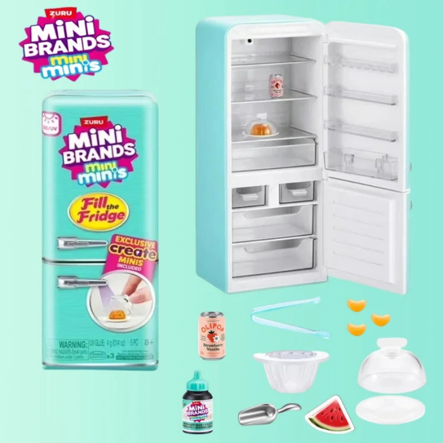 Koleksi Mainan Blind Box Seri  - Set Food Storage ulasan dan harga