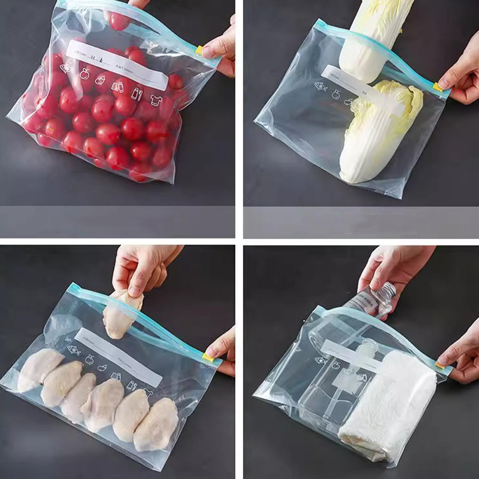 Tas Penyimpanan Makanan 15 Bua - Food Storage Bags Reusable ulasan dan harga